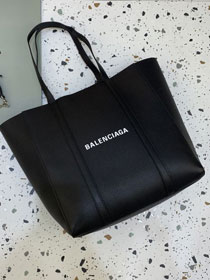 Balenciaga original calfskin everyday small tote bag 551812 black