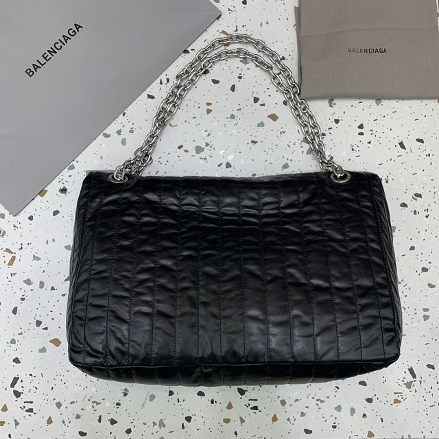 Balenciaga original calfskin monaco large bag 7659332 black