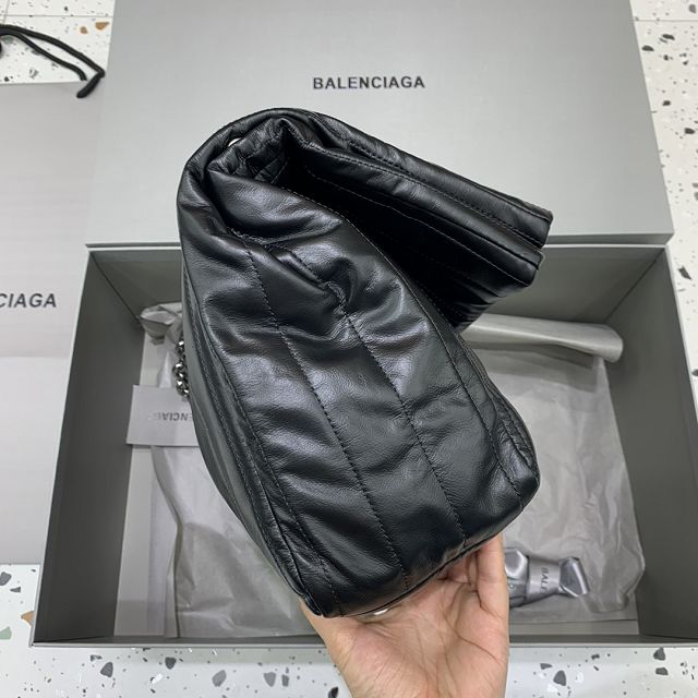 Balenciaga original calfskin monaco medium bag 7659452 black