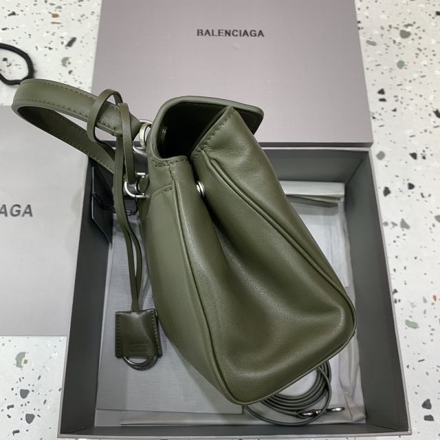 Balenciaga original calfskin rodeo mini handbag 7954562 green