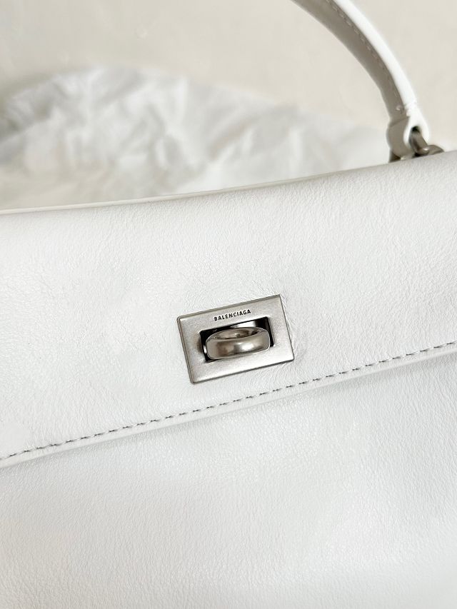 Balenciaga original calfskin rodeo mini handbag 7954562 white