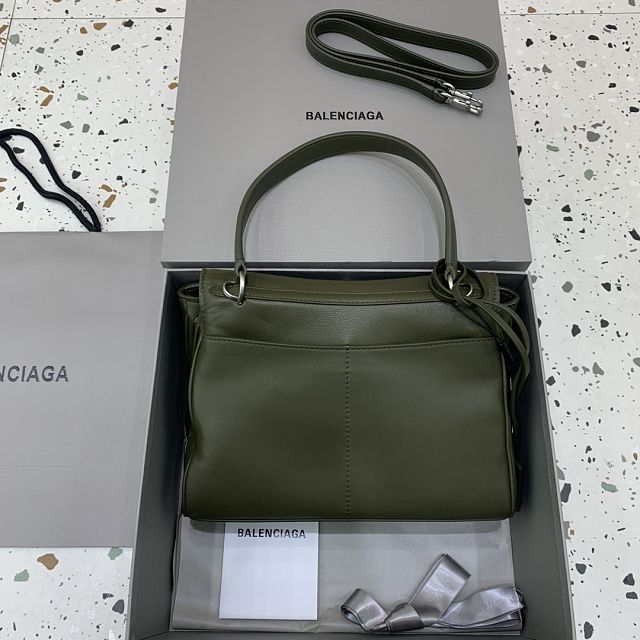 Balenciaga original calfskin rodeo small handbag 7897792 green