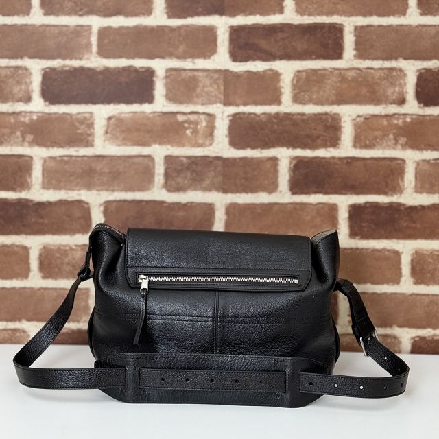 Lemaire original calfskin medium messenger bag EH8004 black