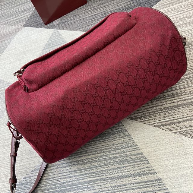 GG original canvas medium duffle bag 800185 red