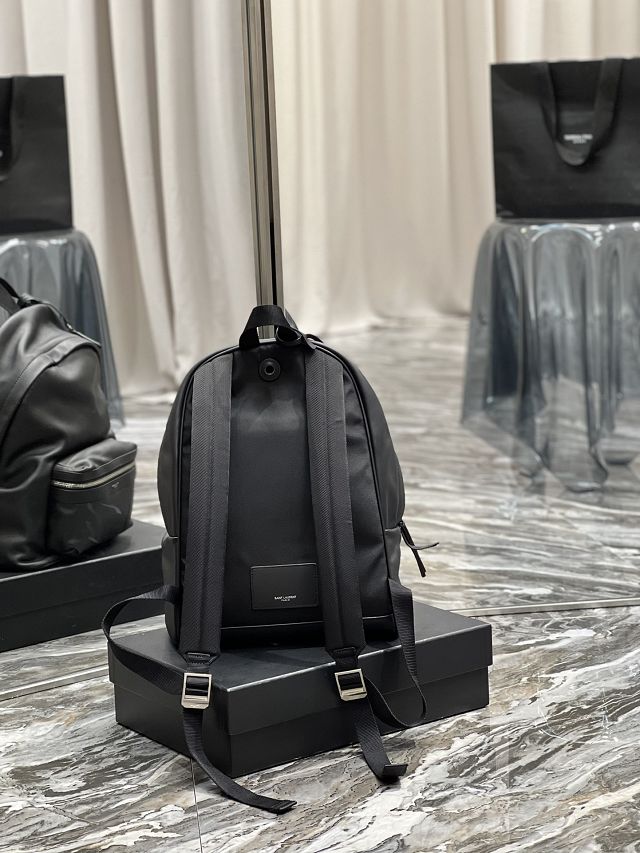 YSL original calfskin medium city backpack 534967 black