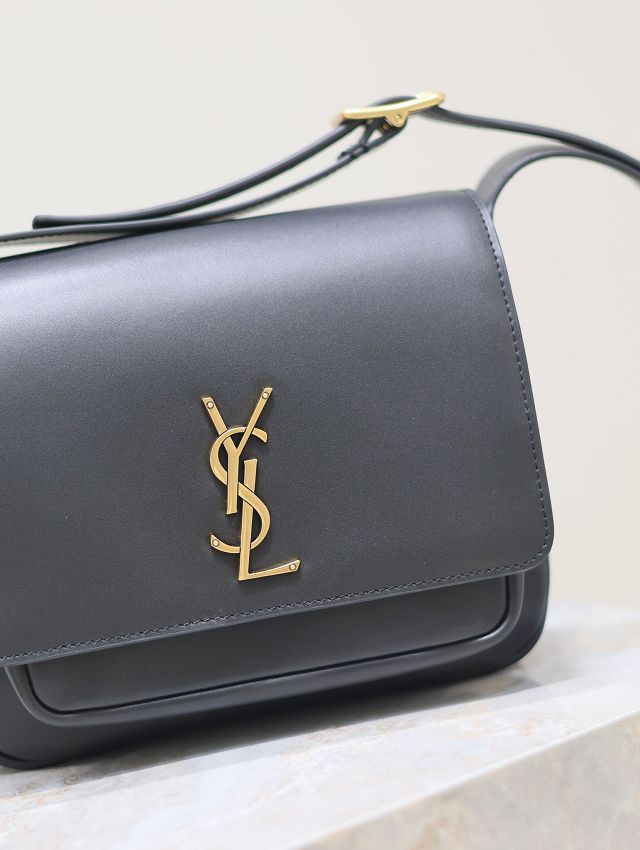 YSL original box calfskin niki baby bag 633151 black