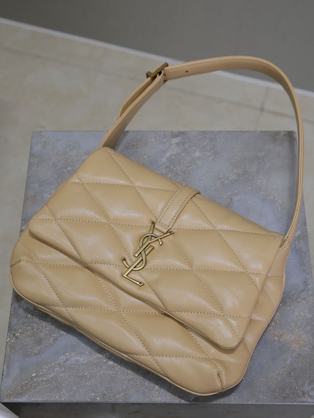 YSL original lambskin le 5A7 shoulder bag 698567 beige