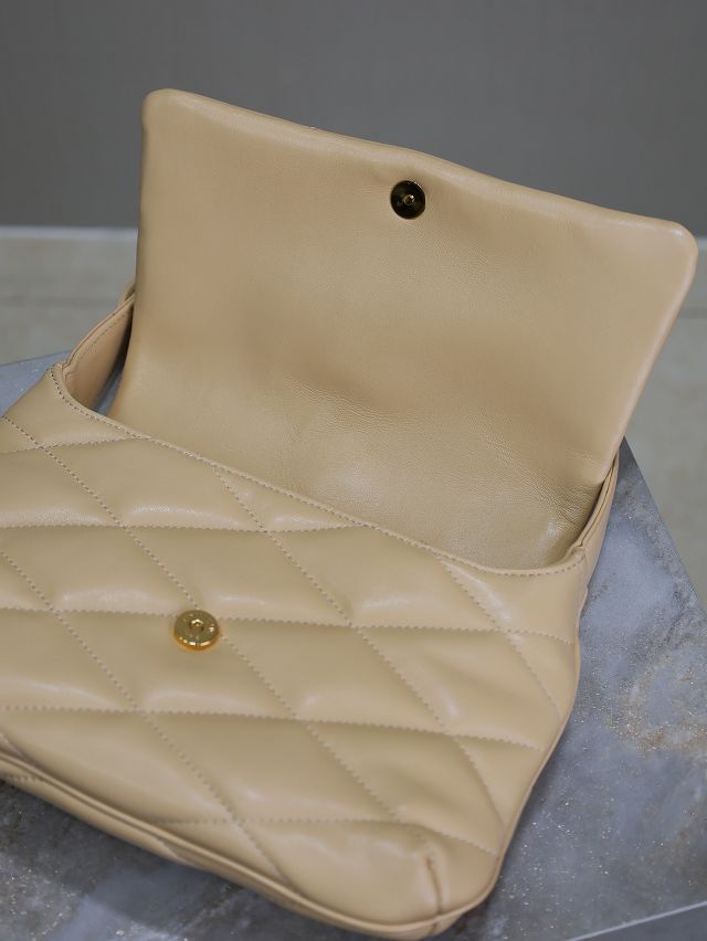 YSL original lambskin le 5A7 shoulder bag 698567 beige