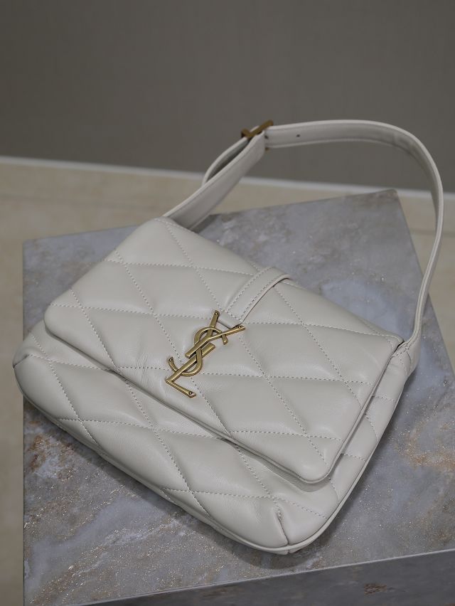 YSL original lambskin le 5A7 shoulder bag 698567 white