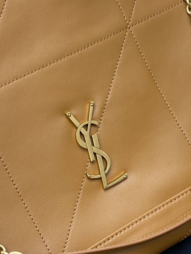 YSL original lambskin jamie 4.3 pochon bag 781666 brown