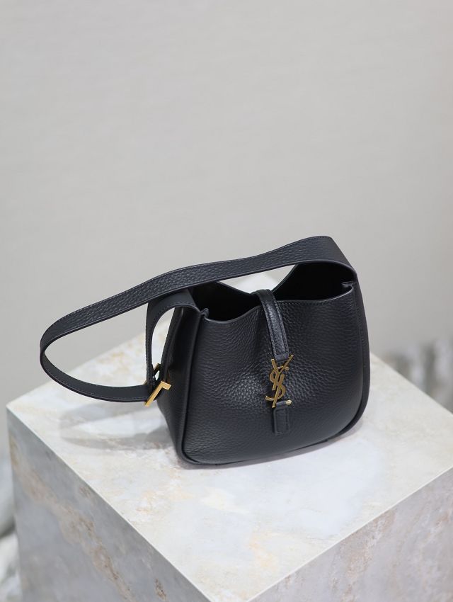 YSL original calfskin le 5A7 mini tote bag 809461 black