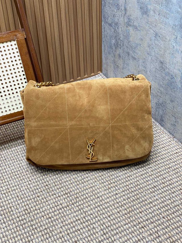 YSL original suede jamie 4.3 large bag 742431 light brown