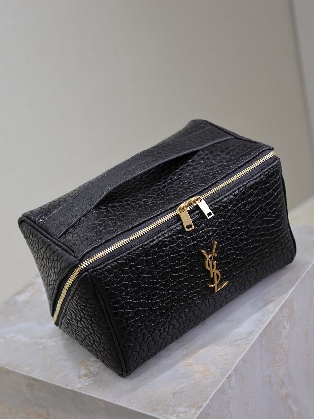 YSL original lambskin gaby vanity case 753171 black