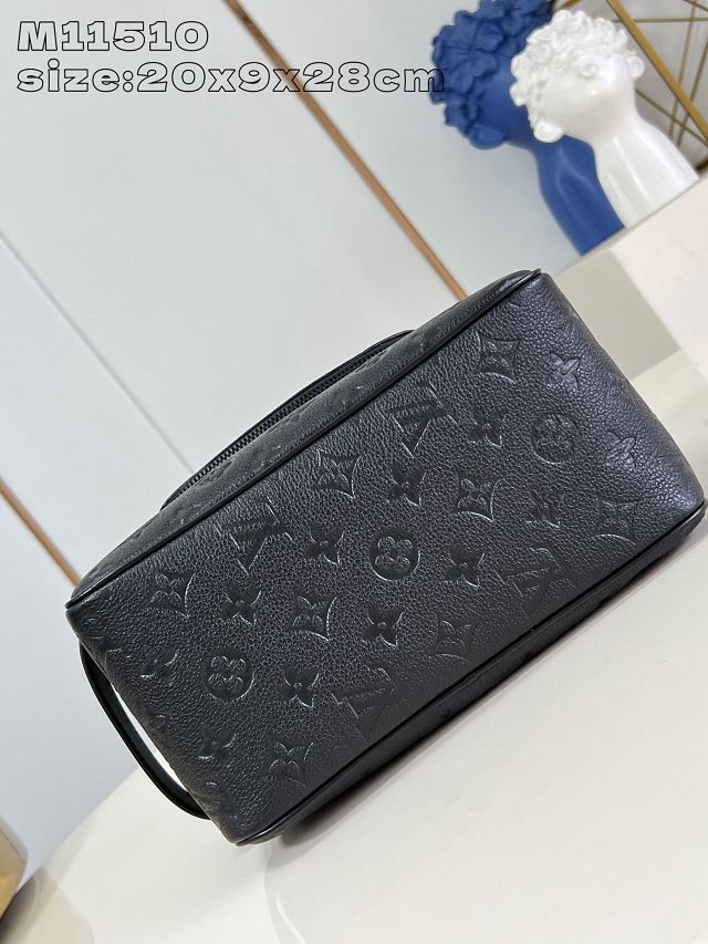 Louis vuitton original calfskin toiletry bag M11512 black