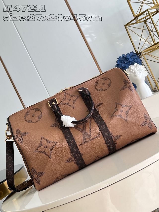 Louis vuitton original monogram canvas keepall 45 M47211