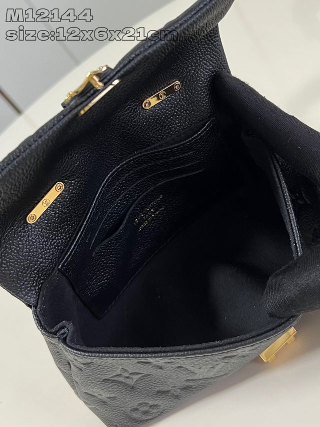 Louis vuitton original calfskin nano madeleine bag M12144 black