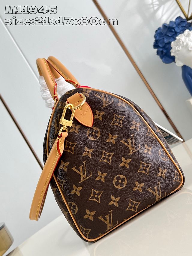 Louis vuitton original monogram canvas speedy soft 30 crafty M11945