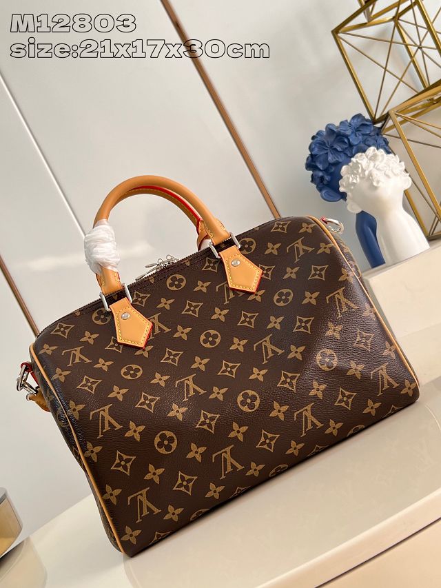 Louis vuitton original monogram canvas speedy soft 30 crafty M12803