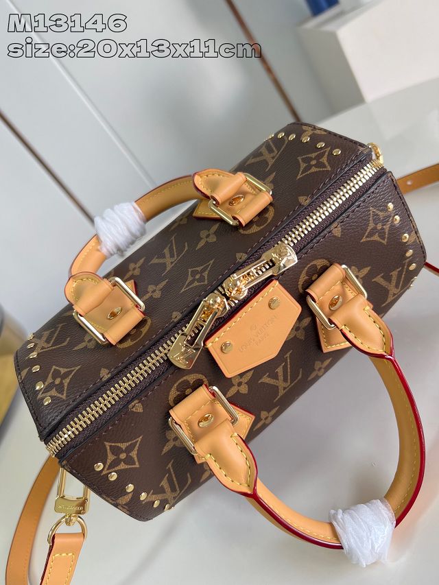 Louis vuitton original monogram canvas  speedy trunk 20 M13146