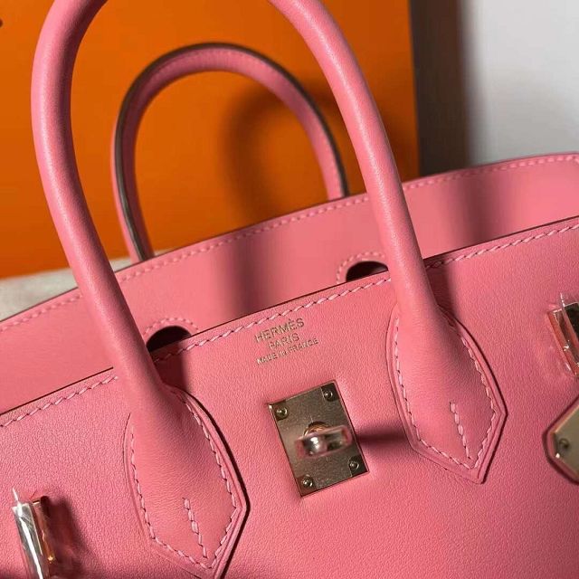 Hermes original swift leather birkin 30 bag H30-5 rose dete	