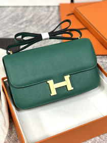 Hermes original epsom leather constance elan bag C024 malachite