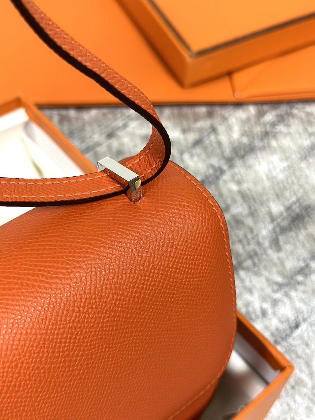 Hermes original epsom leather constance elan bag C024 orange