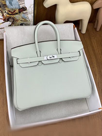 Hermes original togo leather birkin 30 bag H30-1 grey neve