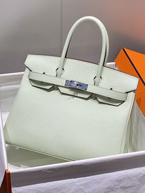 Hermes original togo leather birkin 35 bag H35-1 vert fizz