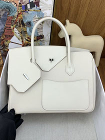 Hermes handmade original togo leather desordre birkin 30 HBD0300 white