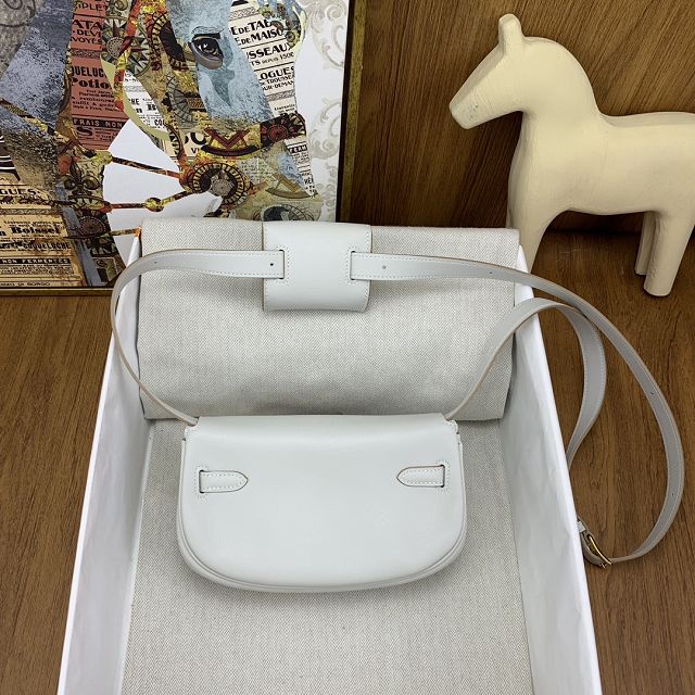 Hermes original swift leather kelly moove bag KM0019 grey pale