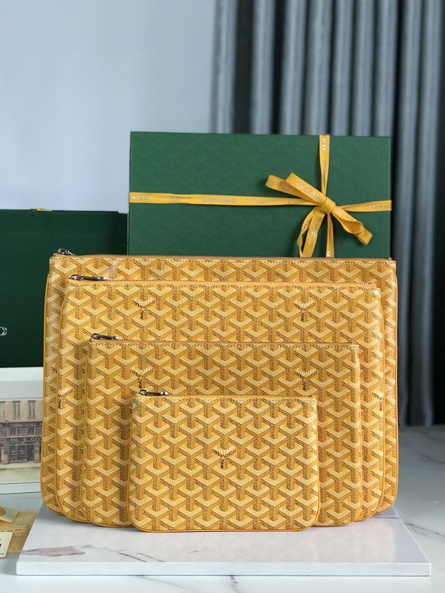 Goyard original canvas senat pouch GY0043