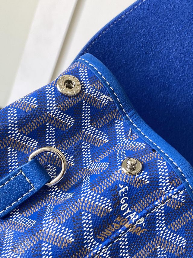 Goyard original canvas alpin mini backpack GY0118 blue