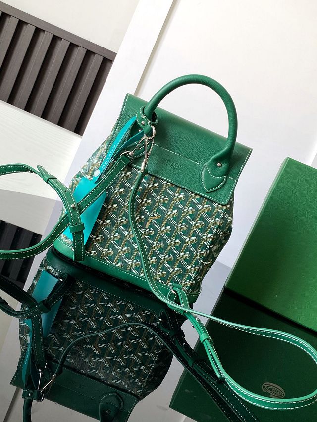 Goyard original canvas alpin mini backpack GY0118 green