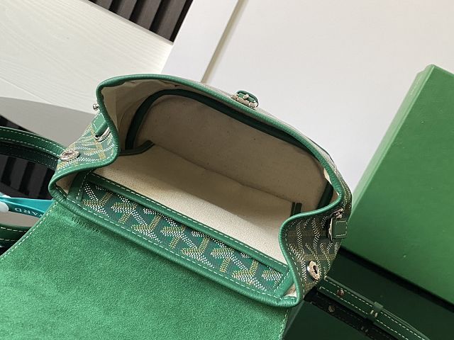 Goyard original canvas alpin mini backpack GY0118 green