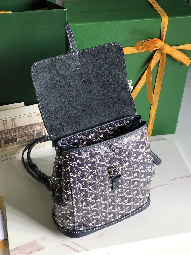 Goyard original canvas alpin mini backpack GY0118 navy blue