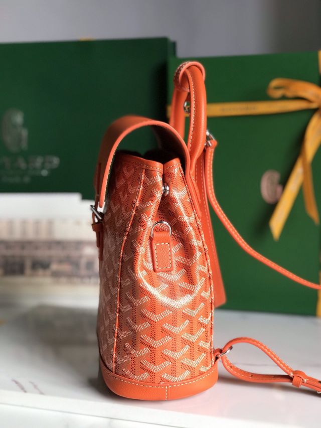 Goyard original canvas alpin mini backpack GY0118 orange