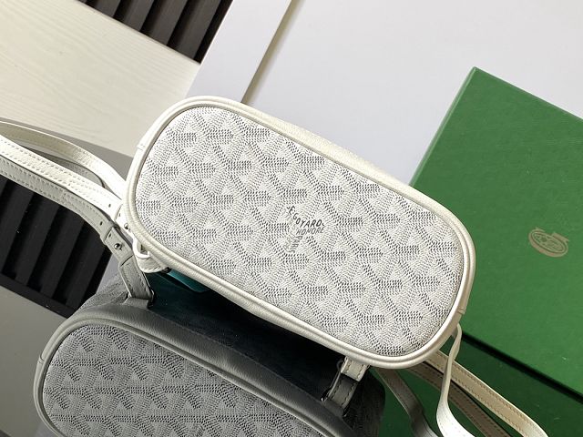 Goyard original canvas alpin mini backpack GY0118 white