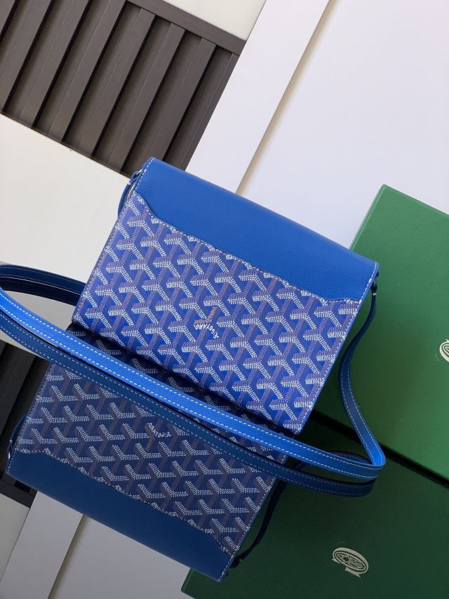 Goyard original canvas chypre wallet-pouch GY0120 blue