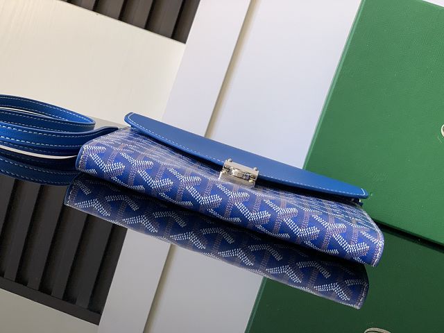 Goyard original canvas chypre wallet-pouch GY0120 blue