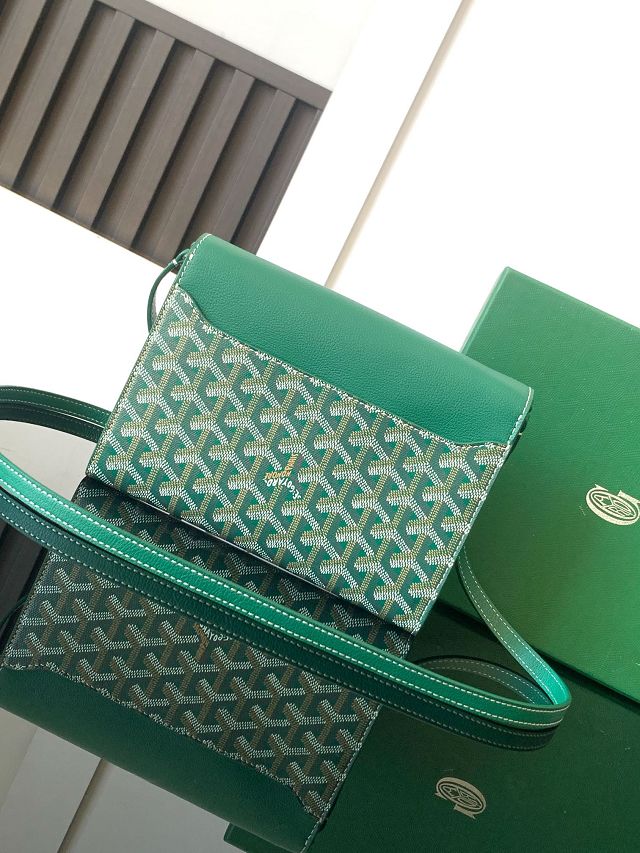 Goyard original canvas chypre wallet-pouch GY0120 green