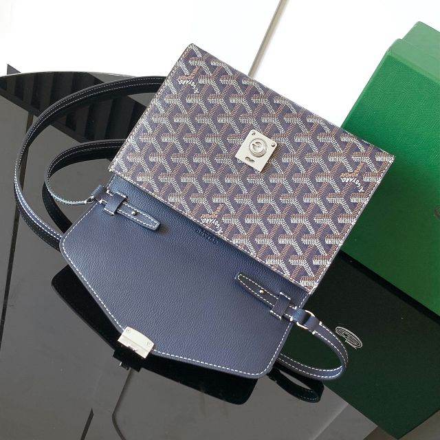 Goyard original canvas chypre wallet-pouch GY0120 navy blue