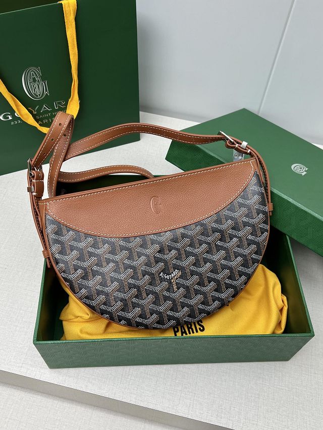 Goyard original canvas hirondelle bag GY0119 brown