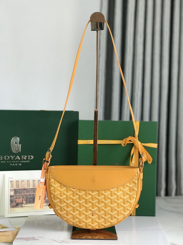 Goyard original canvas hirondelle bag GY0119 yellow