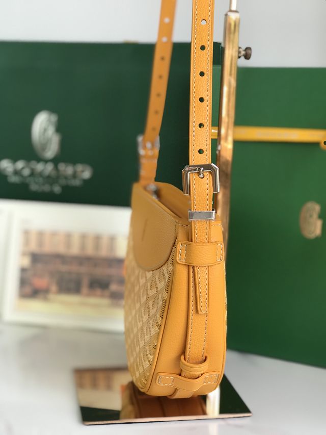 Goyard original canvas hirondelle bag GY0119 yellow