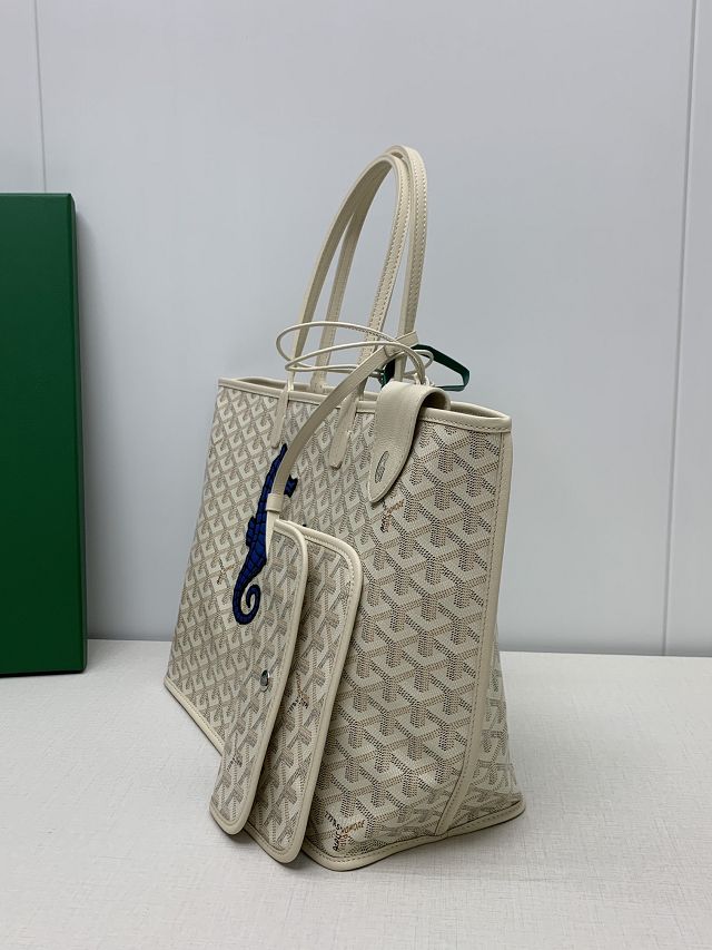 Goyard original canvas saint louis PM bag GY0082 sand