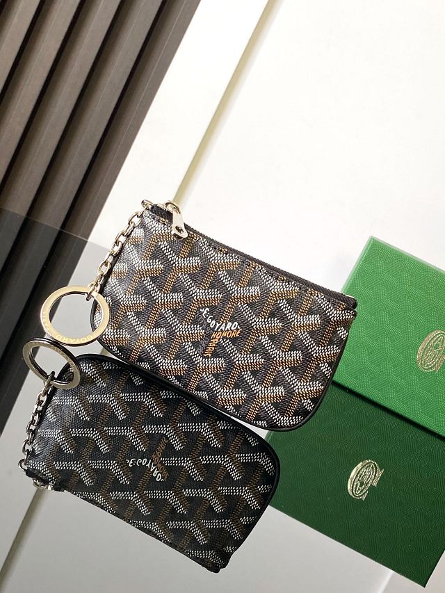 Goyard original canvas sesame coin purse GY0117