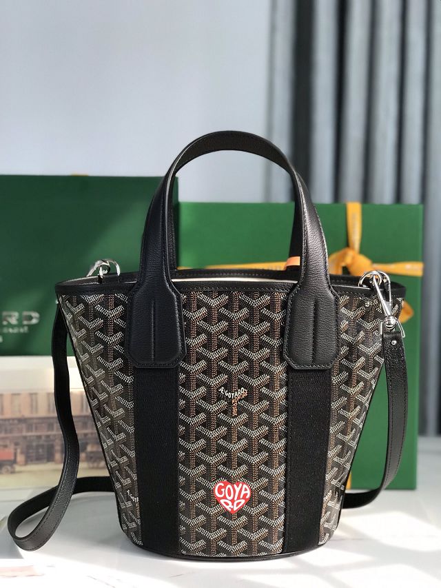 Goyard original canvas belharra small tote bag GY0115-2 black