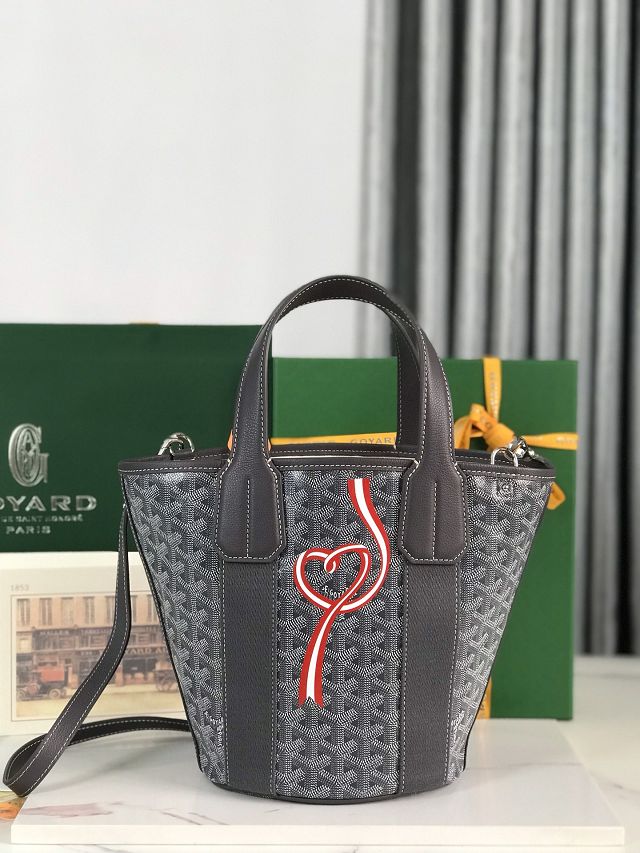 Goyard original canvas belharra small tote bag GY0115-2 grey