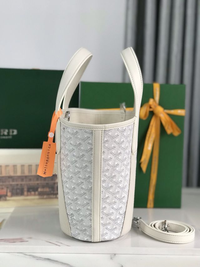 Goyard original canvas belharra small tote bag GY0115-2 white