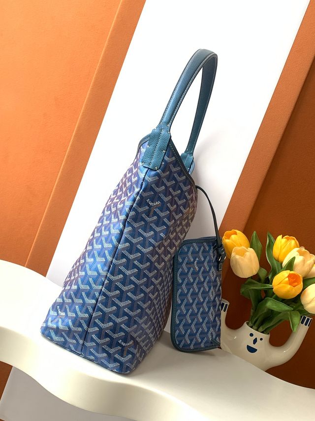 Goyard original canvas boheme hobo bag GY0094 pearly blue